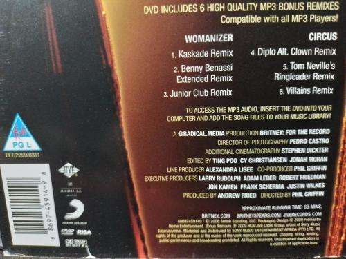 DVD - Britney - for the record.