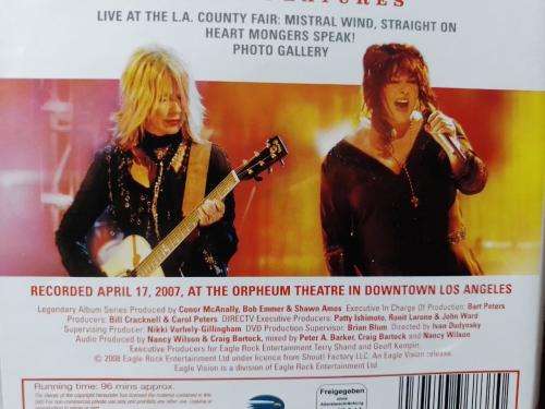 DVD - Heart - Dreamboat Annie Live