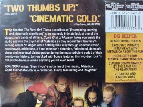 DVD - Metallica - Some Kind of Monster (2 Disc Set)