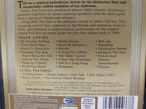 DVD - Jethro Tull - Living With The Past