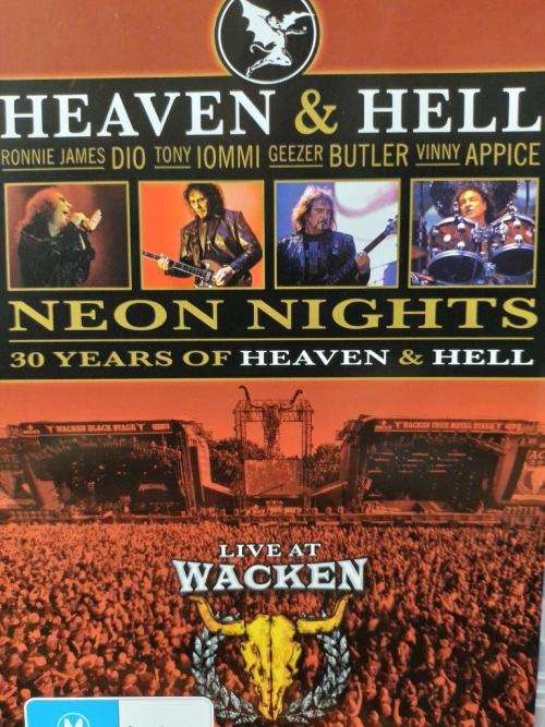 DVD - Heaven & Hell Neon Nights 30 Years of Heaven & Hell Live At Wacken