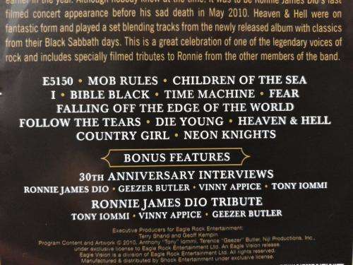 DVD - Heaven & Hell Neon Nights 30 Years of Heaven & Hell Live At Wacken