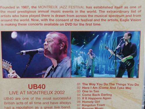 DVD - UB40 - Live At Montrenx
