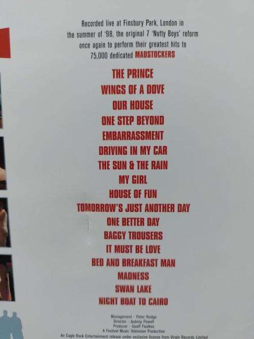 DVD - Madness - At Madstock
