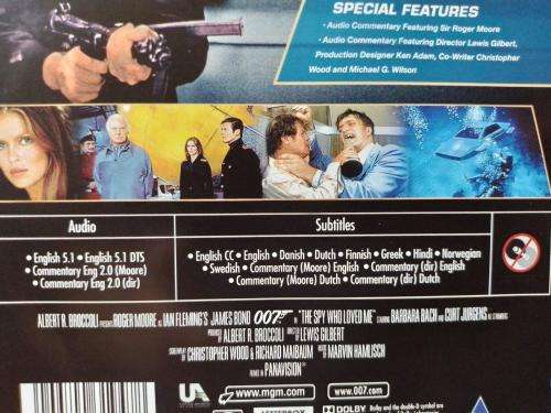 DVD - The Spy Who Loved Me - James Bond 007