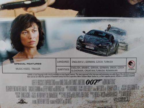 DVD - Quantum of Solace - James Bond 007