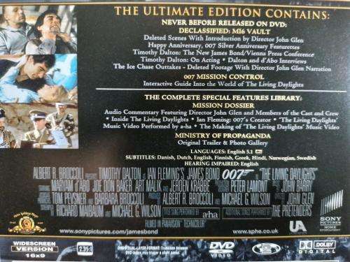 DVD - The Living Daylights - James Bond 007 - Ultimate Edition 2 Disc Set