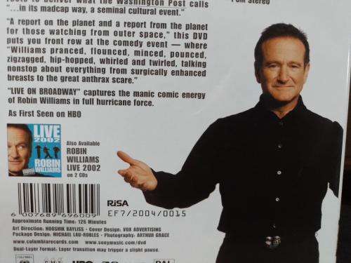 DVD - Robin Williams - Live on Broadway