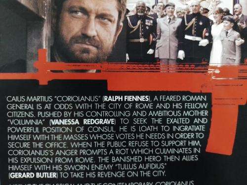 DVD - Coriolanus - Fiennes , Butler