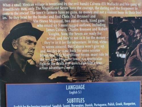 DVD - The Magnificent Seven