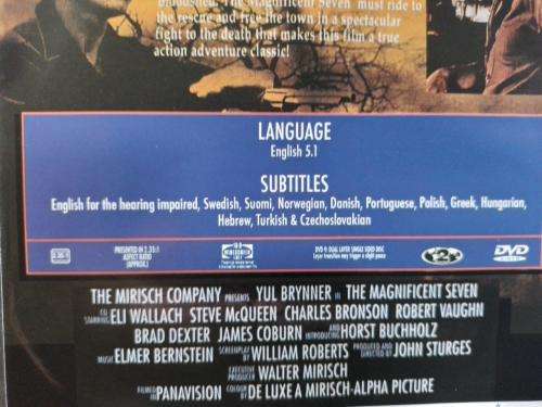 DVD - The Magnificent Seven