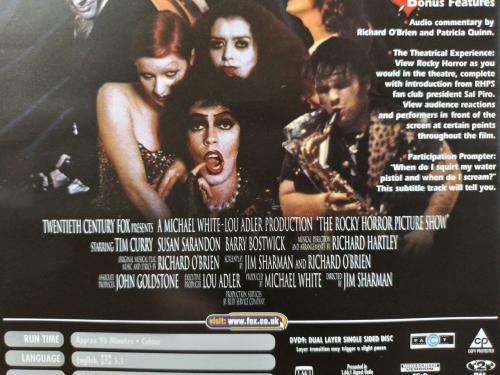 DVD - The Rocky Horror Picture Show