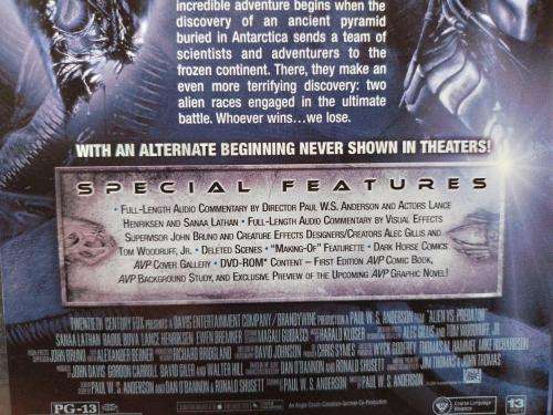 DVD - AVP Alien VS. Predator