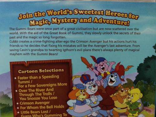 DVD - Adventures of The Gummi Bears - Volume 1 Eps 13 - 17