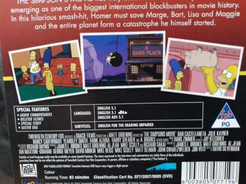 DVD - The Simpsons Movie
