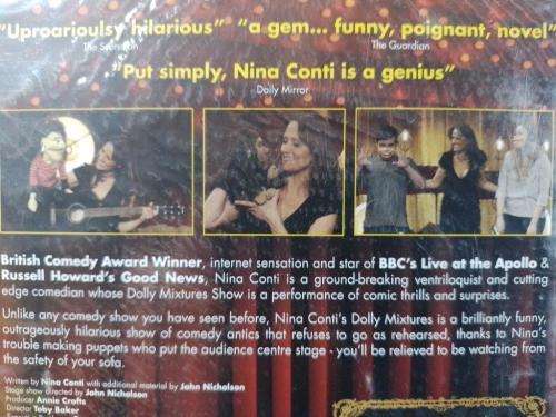 DVD - Nina Conti - Live Doli Mixtures (New Sealed)