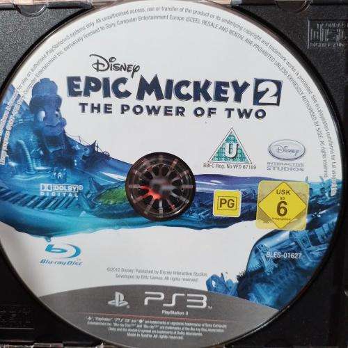 PS3 - Epic Mickey 2 The Power of Two (Disc Only)