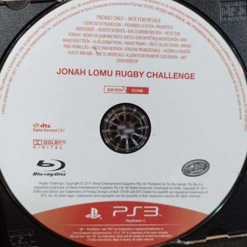 PS3 - Jonah Lomu Rugby Challenge (Disc Only)