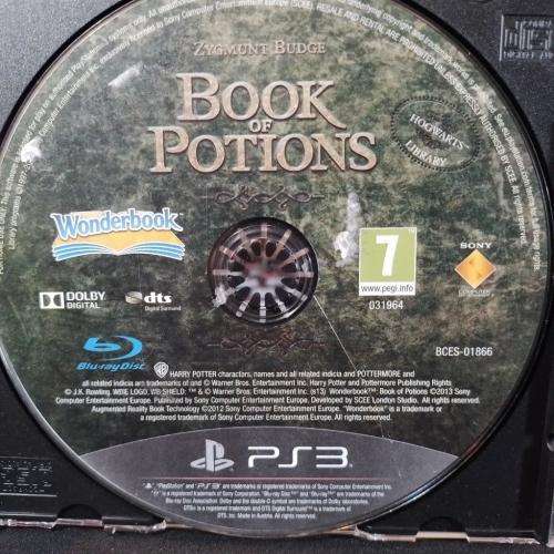 PS3 - Book of Potions (Needs Wonderbook to Play)(Disc Only)