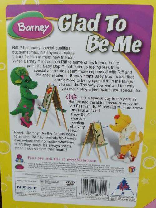 DVD - Barney - Glad to Be Me