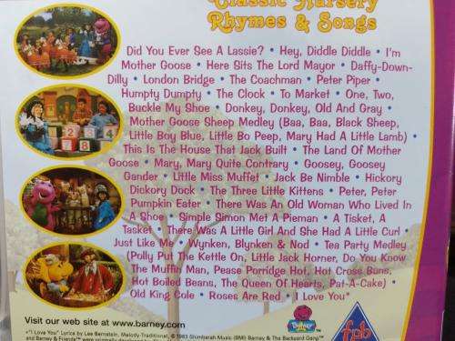 DVD - Barney - Rhyme Time Rhythm