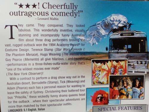 DVD - The Adventure of Priscilla Queen of The Desert