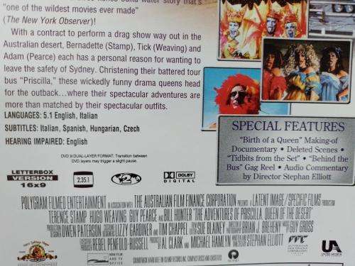 DVD - The Adventure of Priscilla Queen of The Desert