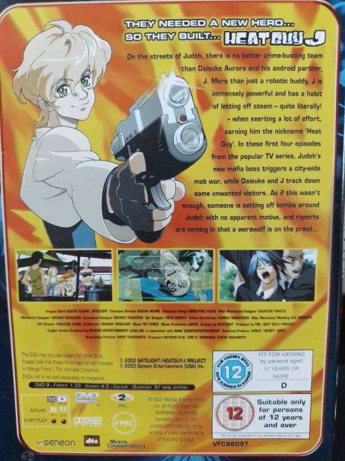 DVD - Heat Guy J Episodes 5-8 - Manga Force The Ultimate Collection