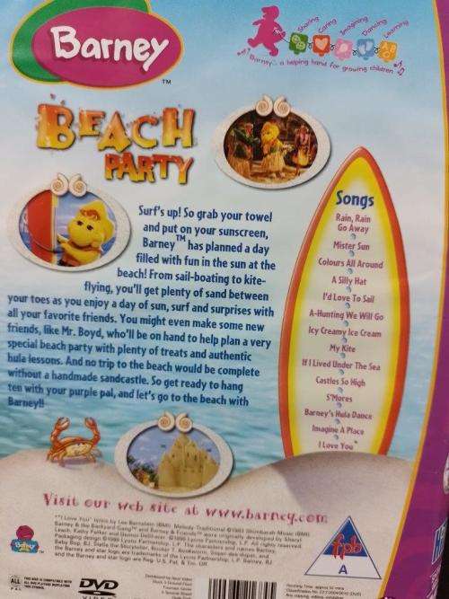 DVD - Barney - Beach Party