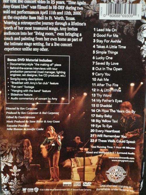 DVD - Amy Grant Time Again