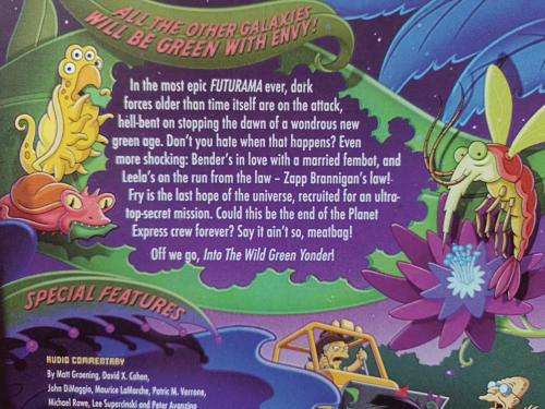 DVD - Futurama Into The Wild Green Yonder
