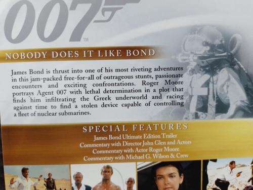 DVD - For Your Eyes Only - James Bond 007
