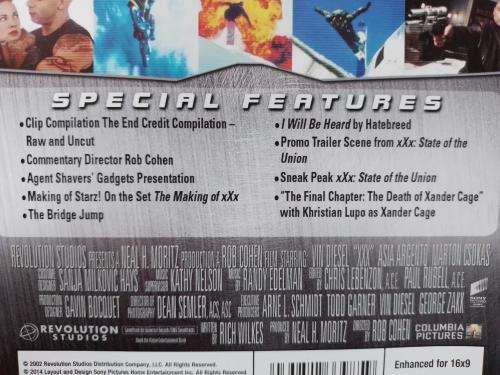 DVD - XXX - Vin Diesel