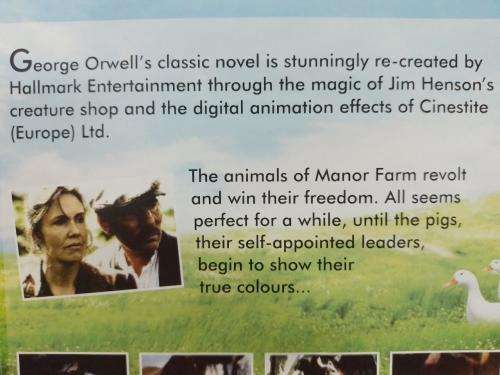 DVD - George Orwell`s Animal Farm