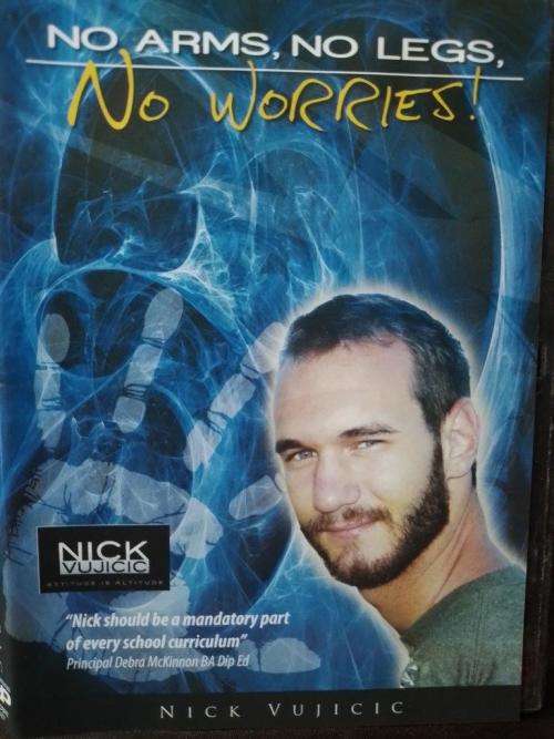 DVD - Nick Vujicic No Arms No Legs No Worries