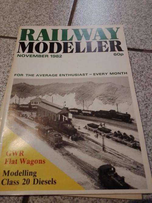 Job Lot Vintage Railway Modeller Magazines 1982 12 Issues January to December