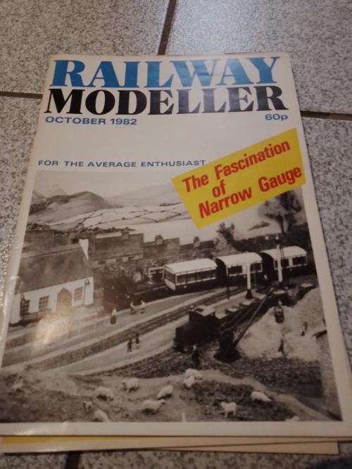 Job Lot Vintage Railway Modeller Magazines 1982 12 Issues January to December