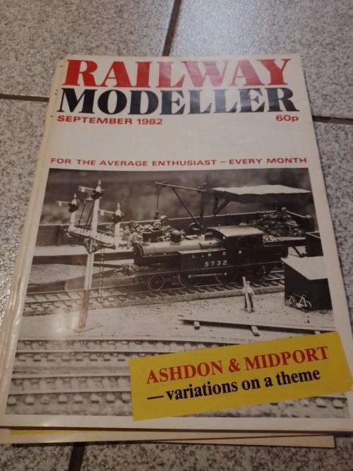 Job Lot Vintage Railway Modeller Magazines 1982 12 Issues January to December