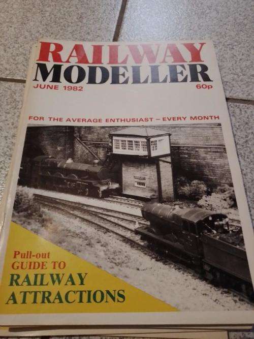 Job Lot Vintage Railway Modeller Magazines 1982 12 Issues January to December