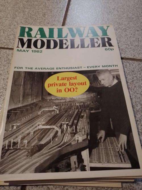 Job Lot Vintage Railway Modeller Magazines 1982 12 Issues January to December