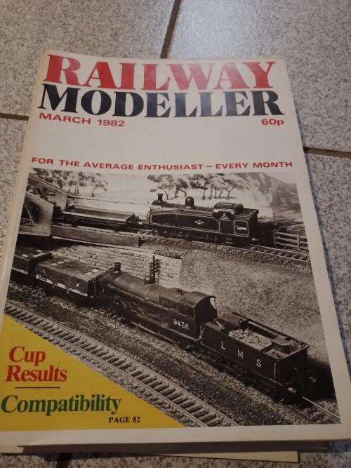 Job Lot Vintage Railway Modeller Magazines 1982 12 Issues January to December
