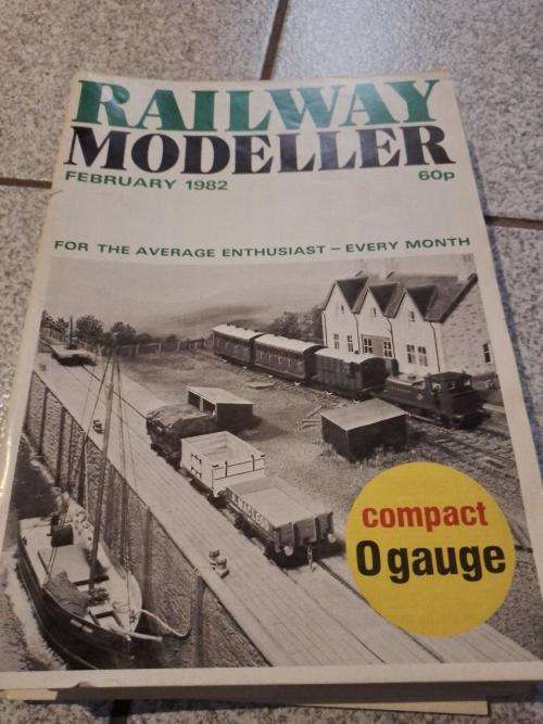 Job Lot Vintage Railway Modeller Magazines 1982 12 Issues January to December