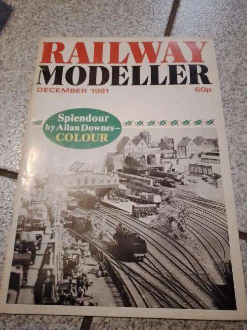 Job Lot Vintage Railway Modeller Magazines 1981 12 Issues January to December