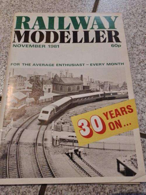 Job Lot Vintage Railway Modeller Magazines 1981 12 Issues January to December