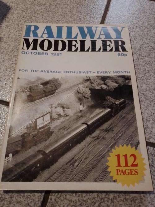 Job Lot Vintage Railway Modeller Magazines 1981 12 Issues January to December