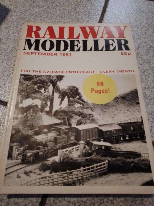 Job Lot Vintage Railway Modeller Magazines 1981 12 Issues January to December