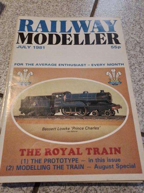 Job Lot Vintage Railway Modeller Magazines 1981 12 Issues January to December