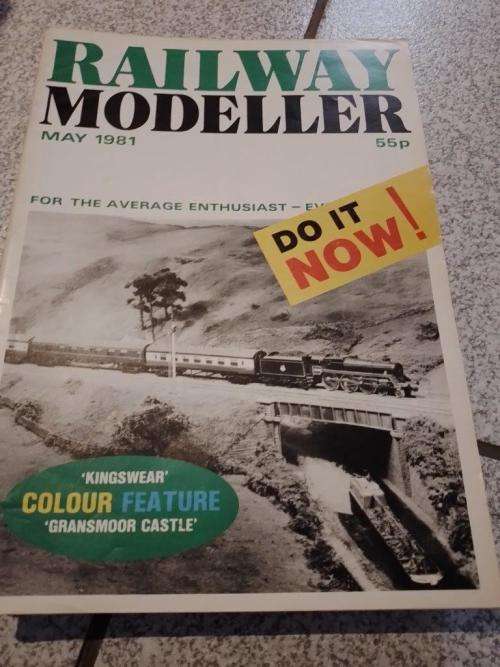 Job Lot Vintage Railway Modeller Magazines 1981 12 Issues January to December