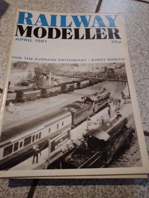 Job Lot Vintage Railway Modeller Magazines 1981 12 Issues January to December
