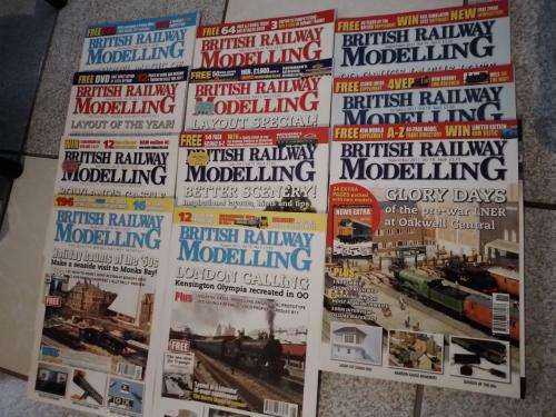 Job Lot of 11 British Railway Modelling Magazines 2011 January to November